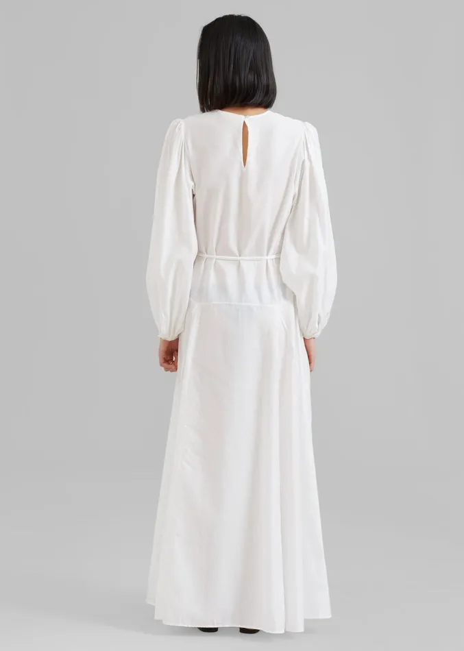 The Frankie Shop MATIN Cortona Dress 8211 White Women Dresses