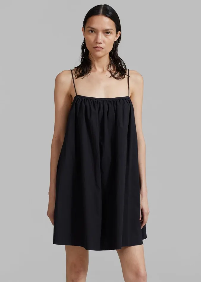 The Frankie Shop Matteau Voluminous Cami Mini Dress 8211 Black Women Clothing The Frankie Shop Matteau Voluminous Cami Mini Dress 8211 Black Women Clothing