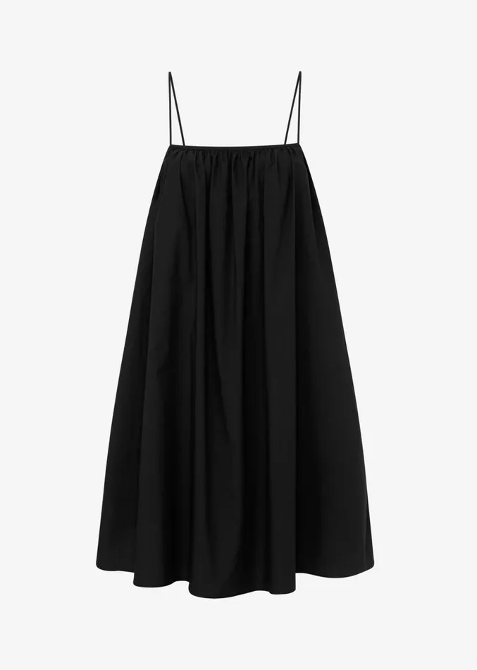 The Frankie Shop Matteau Voluminous Cami Mini Dress 8211 Black Women Clothing