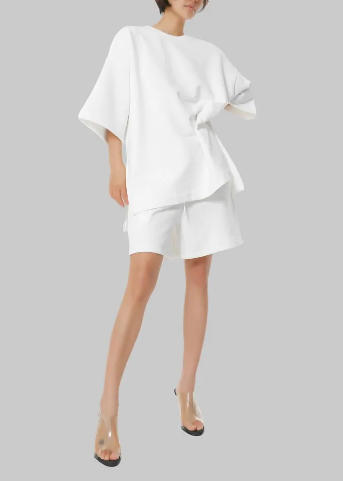 The Frankie Shop Memphis Fleece Set 8211 White Women Loungewear
