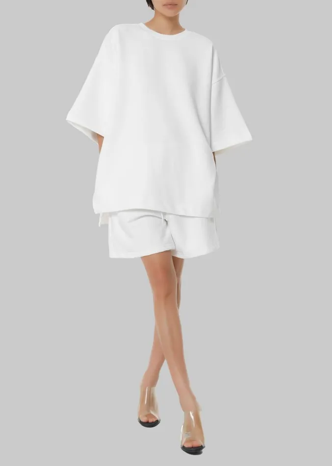 The Frankie Shop Memphis Fleece Set 8211 White Women Loungewear