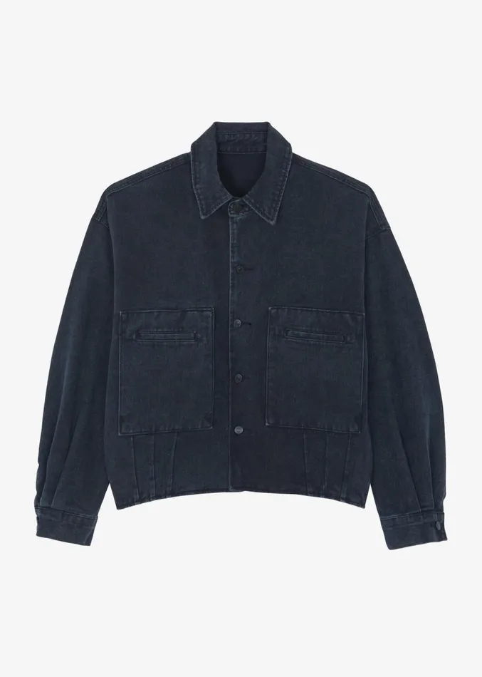 The Frankie Shop Miller Denim Jacket 8211 Black Wash Men Outerwear