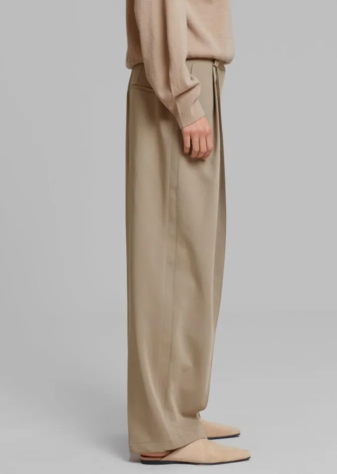 The Frankie Shop Naomie String Pants 8211 Latte Women Clothing