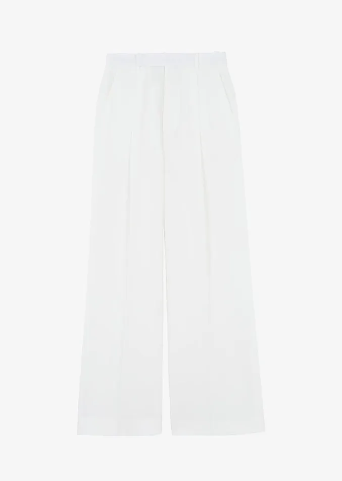 The Frankie Shop Nessi Pintuck Trousers 8211 White Women Suits