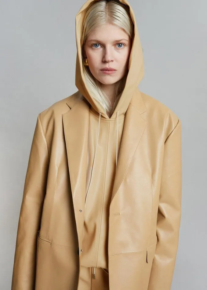 The Frankie Shop Olympia Blazer 8211 Butter MenWomen Outerwear