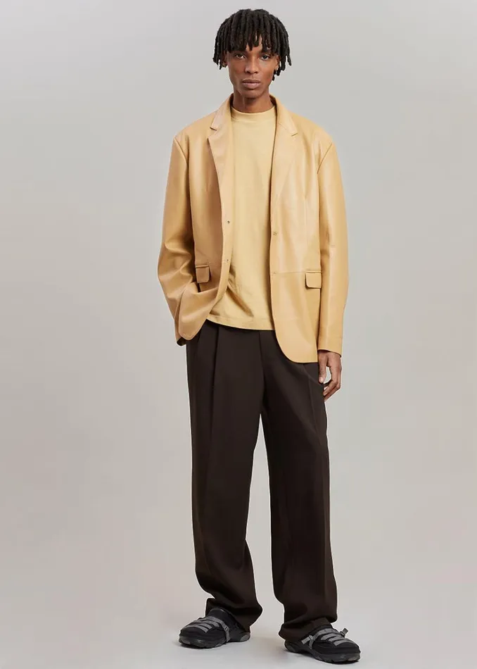 The Frankie Shop Olympia Blazer 8211 Butter MenWomen Outerwear