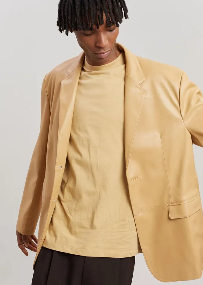 The Frankie Shop Olympia Blazer 8211 Butter MenWomen Outerwear