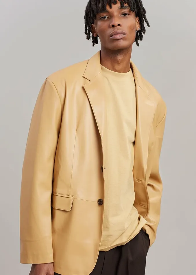 The Frankie Shop Olympia Blazer 8211 Butter MenWomen Outerwear