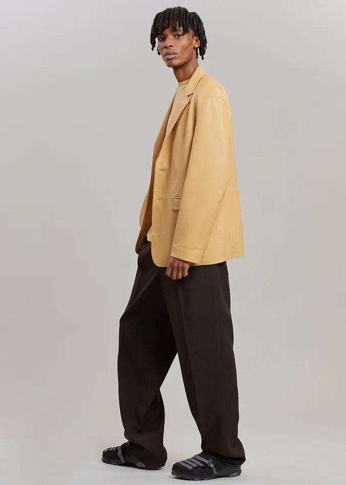 The Frankie Shop Olympia Blazer 8211 Butter MenWomen Outerwear