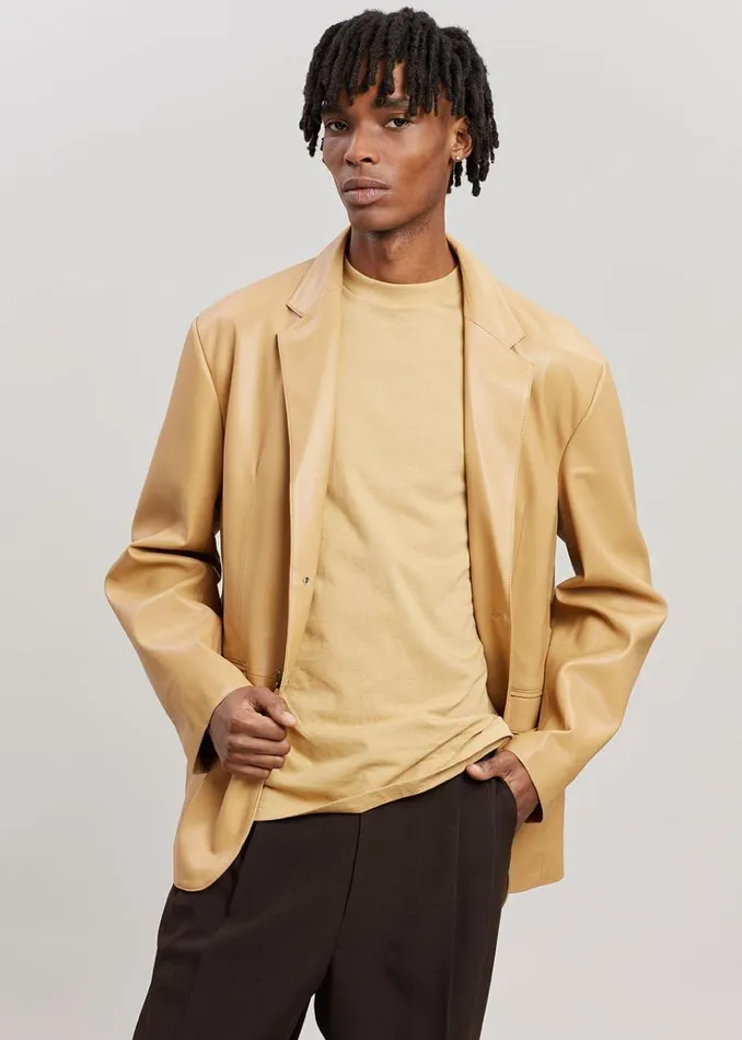 The Frankie Shop Olympia Blazer 8211 Butter MenWomen Outerwear