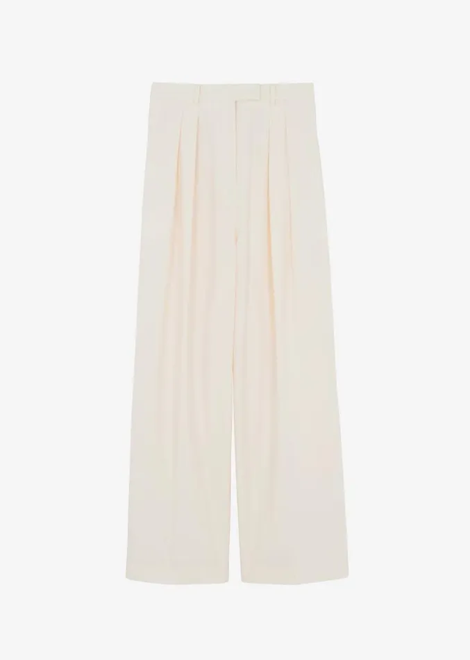 The Frankie Shop Pamela Trousers 8211 Cornsilk Women Clothing