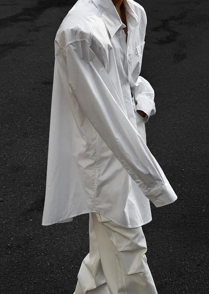 The Frankie Shop Panama Oversized Shirt 8211 White Women Clothing