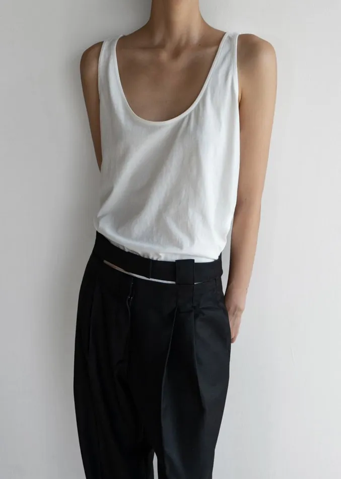 The Frankie Shop Penelope Tank Top 8211 White Women Clothing