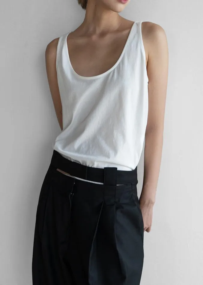 The Frankie Shop Penelope Tank Top 8211 White Women Clothing