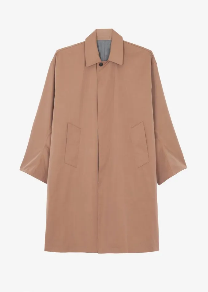 The Frankie Shop Peter Trench Coat 8211 Beige Men Outerwear