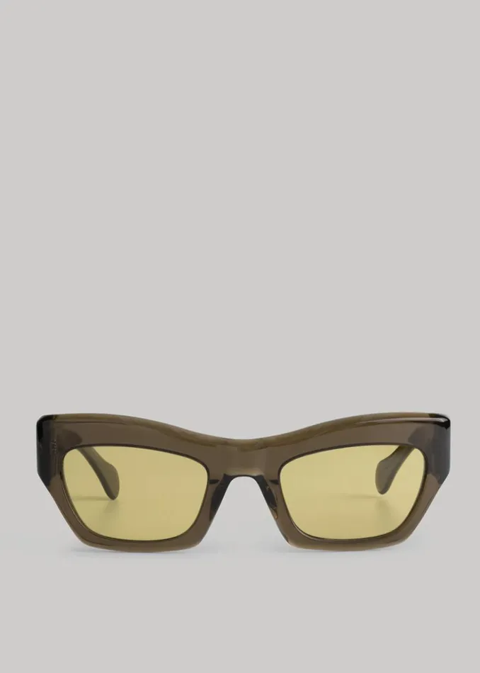 The Frankie Shop Port Tanger Ayreen Sunglasses 8211 Cardamom Women Accessories The Frankie Shop Port Tanger Ayreen Sunglasses 8211 Cardamom Women Accessories