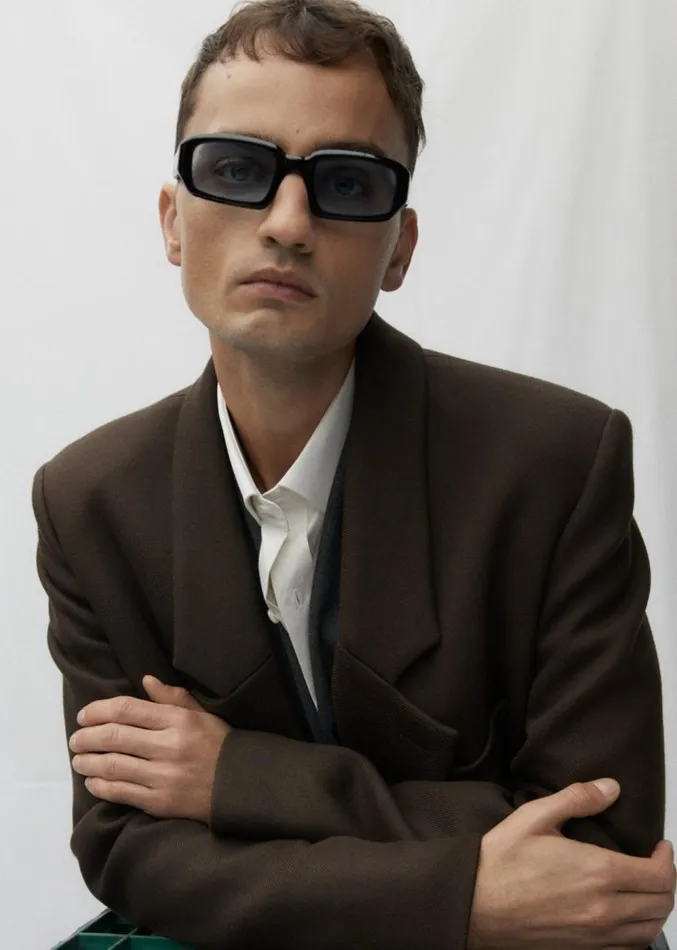 The Frankie Shop Port Tanger Mektoub Sunglasses 8211 Black Acetate MenWomen Accessories