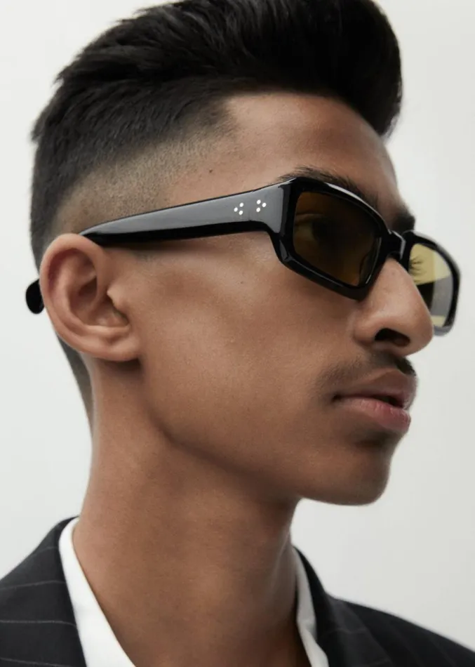 The Frankie Shop Port Tanger Mektoub Sunglasses 8211 Black Acetate MenWomen Accessories