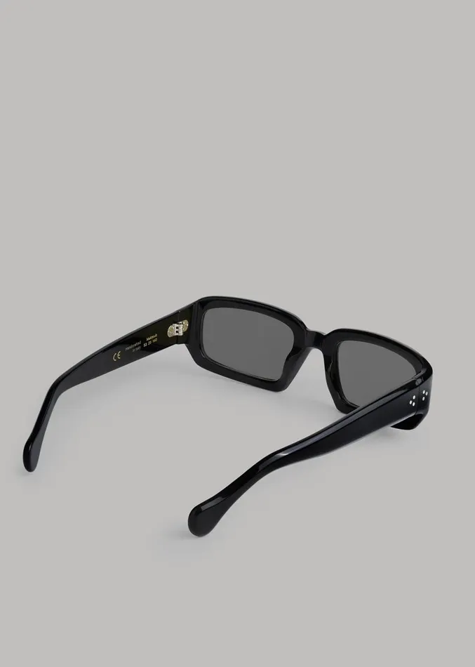The Frankie Shop Port Tanger Mektoub Sunglasses 8211 Black Acetate MenWomen Accessories