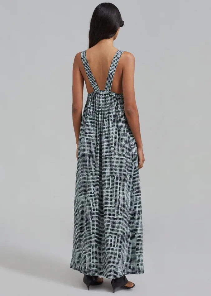 The Frankie Shop Proenza Schouler White Label Viscose Flou Wrap Dress 8211 BlackPaper Mint Women Dresses