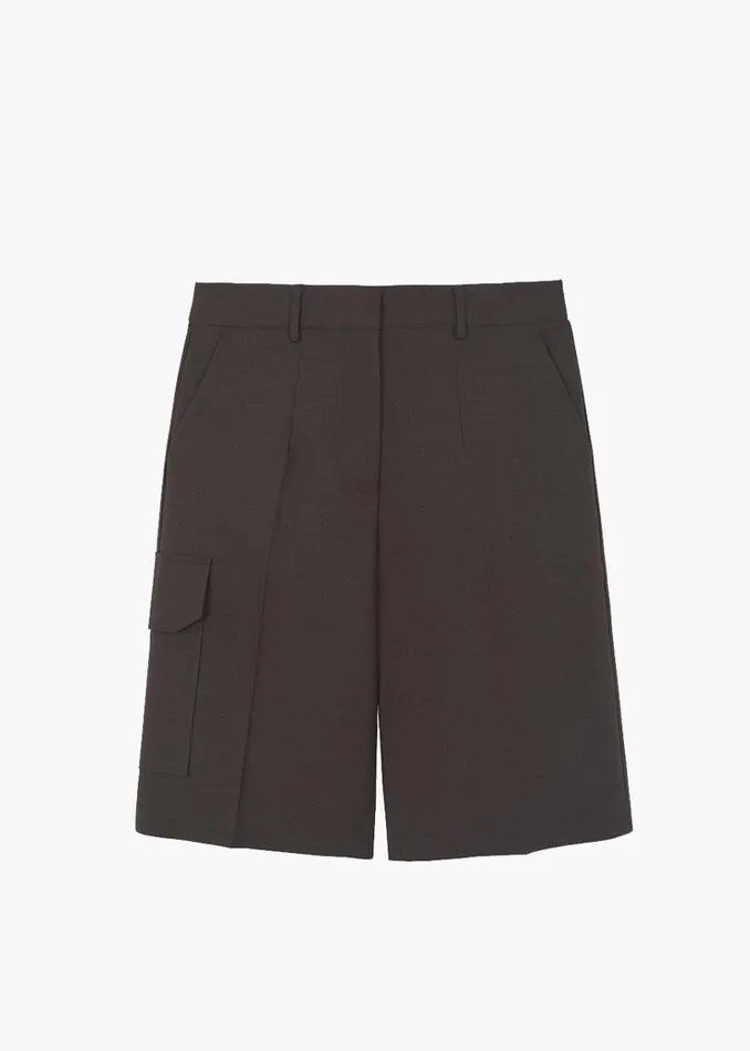 The Frankie Shop Revel Cargo Shorts 8211 Brown Women Clothing