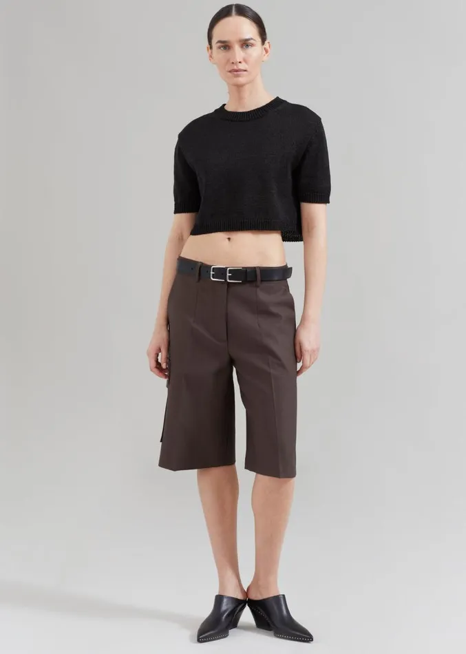 The Frankie Shop Revel Cargo Shorts 8211 Brown Women Clothing
