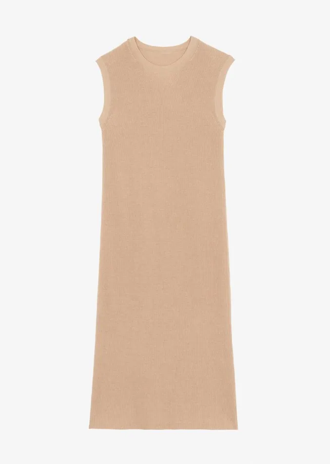 The Frankie Shop Rosie Knit Dress 8211 Camel Women Clothing