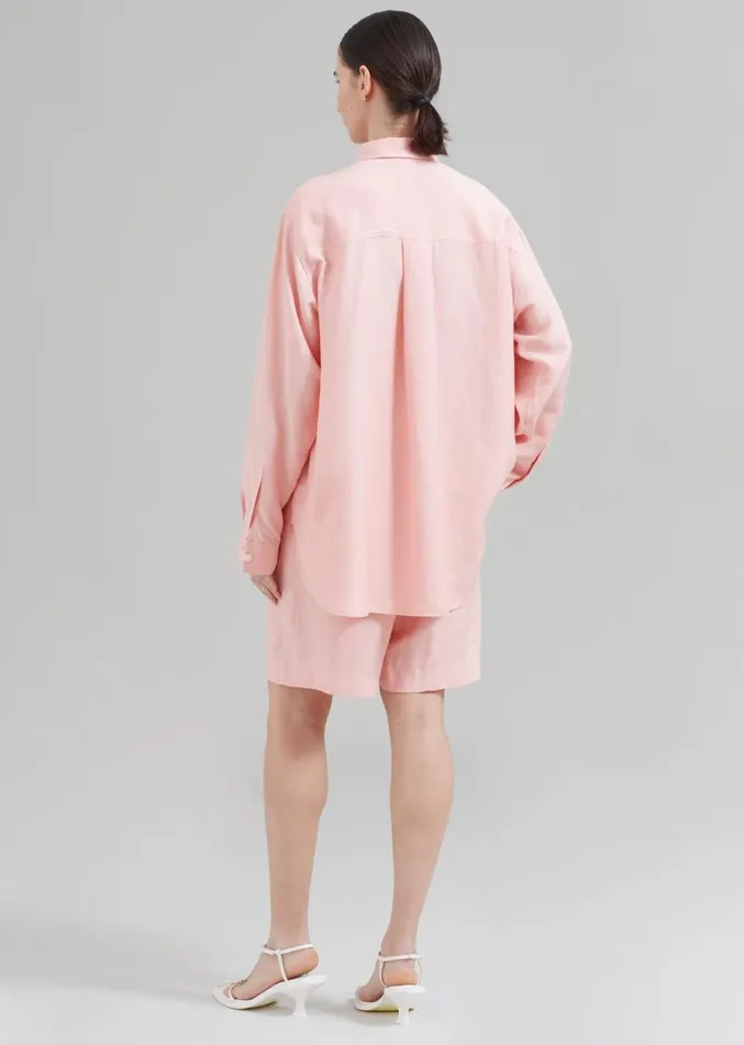 The Frankie Shop Samse Samse Alfrida HP Shirt 8211 Coral Cloud Women Tops