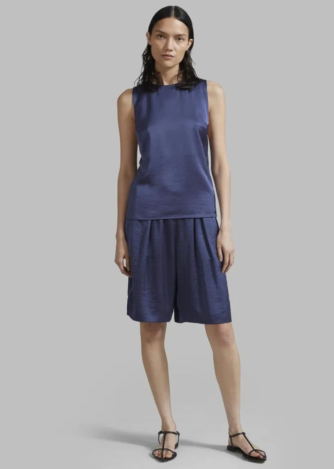 The Frankie Shop Samse Samse Ellie Top 8211 Nightshadow Blue Women Clothing