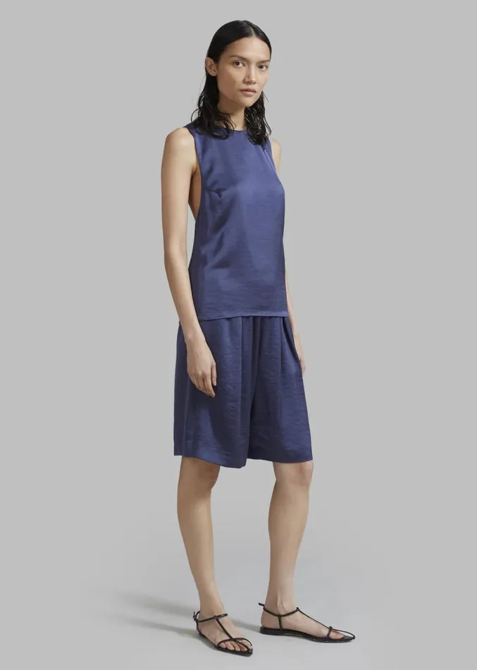 The Frankie Shop Samse Samse Ellie Top 8211 Nightshadow Blue Women Clothing