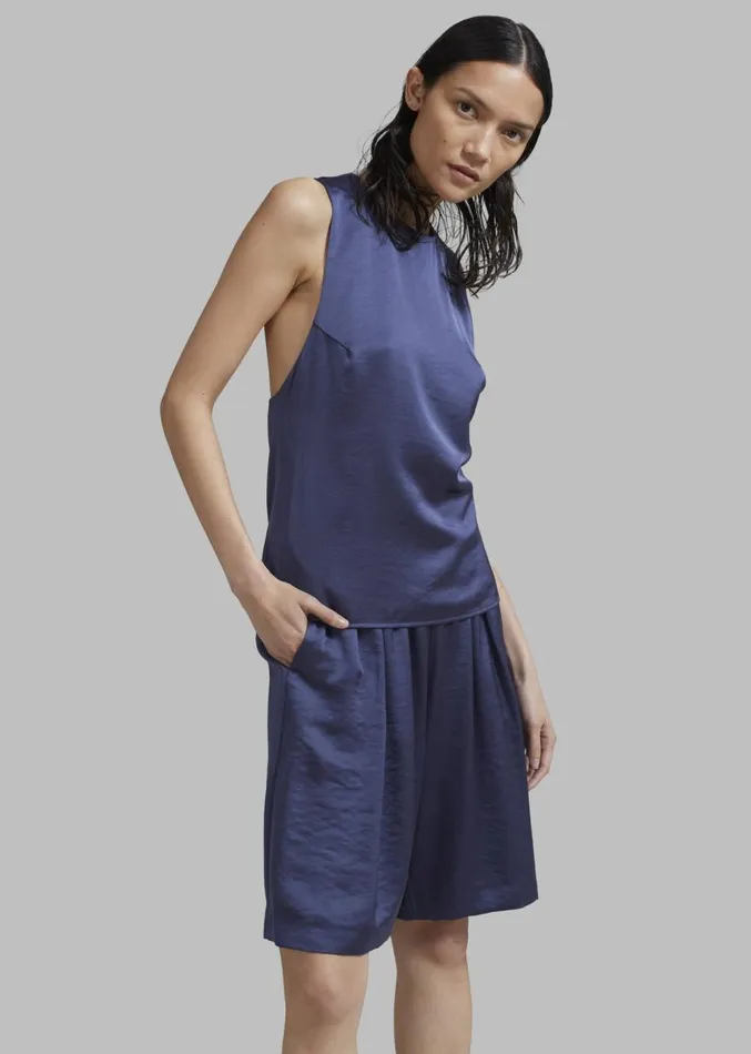 The Frankie Shop Samse Samse Ellie Top 8211 Nightshadow Blue Women Clothing