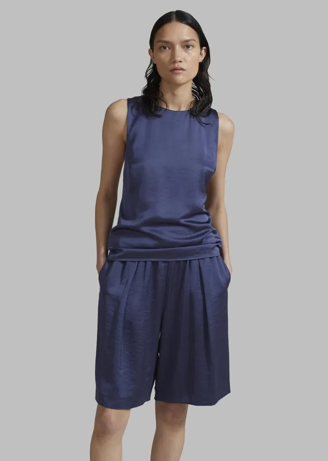 The Frankie Shop Samse Samse Ellie Top 8211 Nightshadow Blue Women Clothing