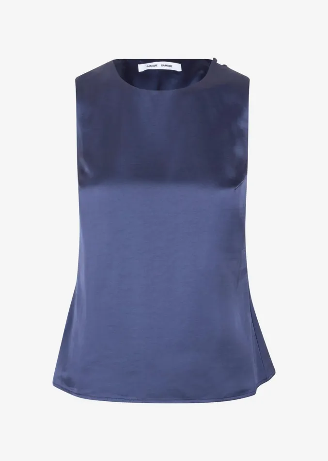 The Frankie Shop Samse Samse Ellie Top 8211 Nightshadow Blue Women Clothing