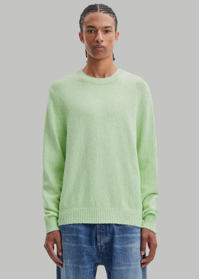 The Frankie Shop Samse Samse Ray Crew Neck 8211 Gleam Men Knitwear