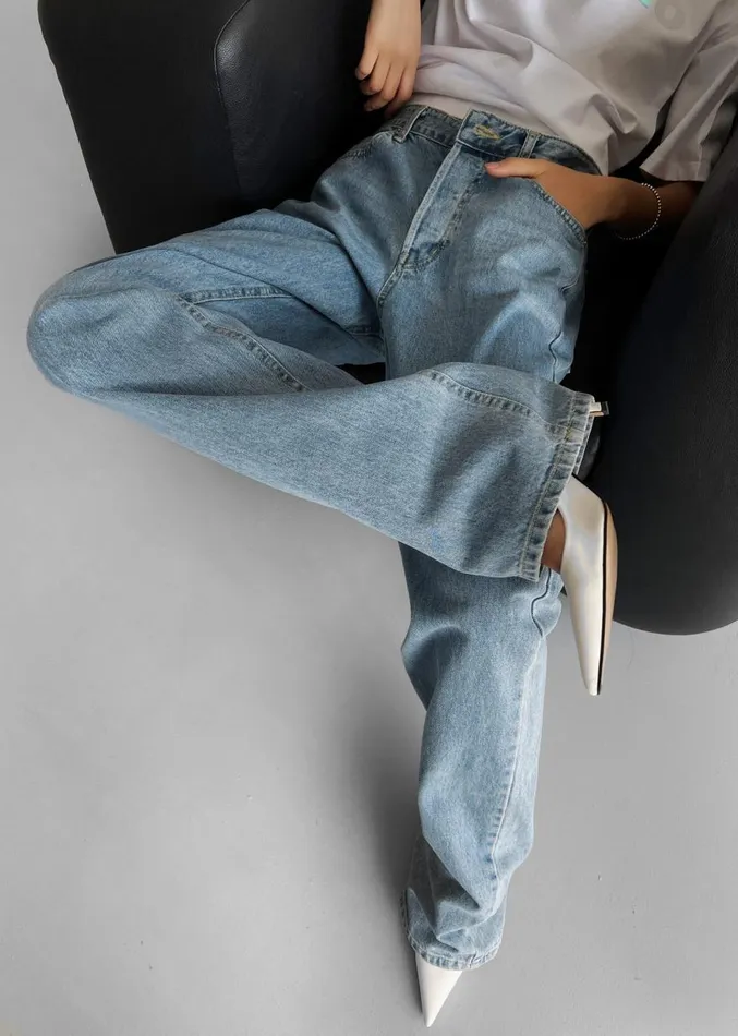 The Frankie Shop Susanna Jeans 8211 Light Wash Women Bottoms