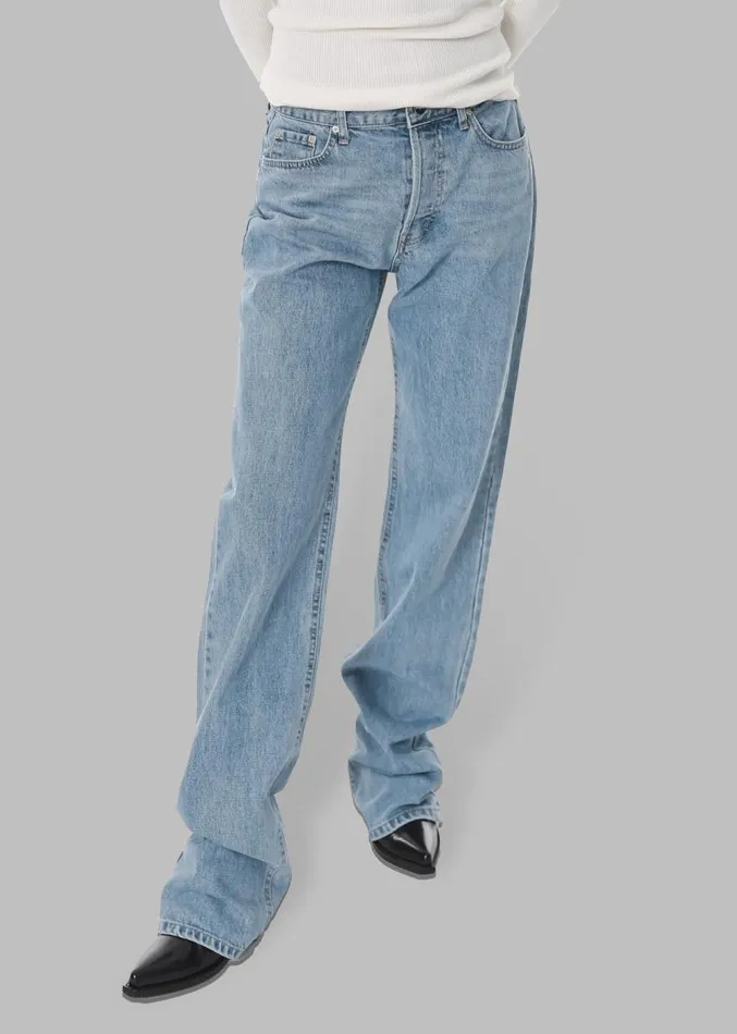 The Frankie Shop Susanna Jeans 8211 Light Wash Women Bottoms