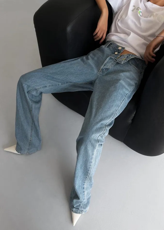 The Frankie Shop Susanna Jeans 8211 Light Wash Women Bottoms