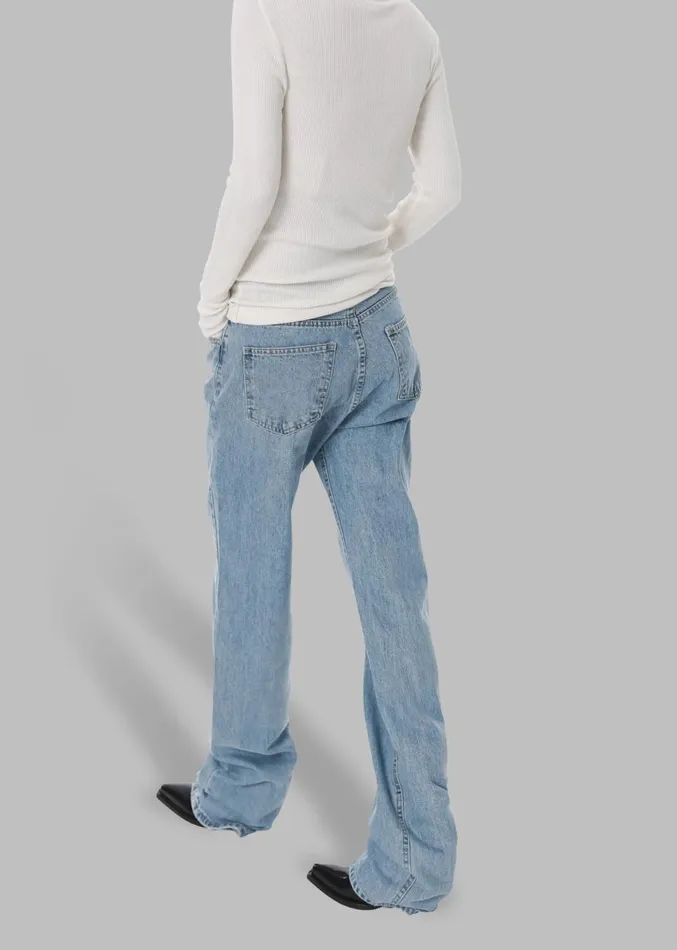 The Frankie Shop Susanna Jeans 8211 Light Wash Women Bottoms
