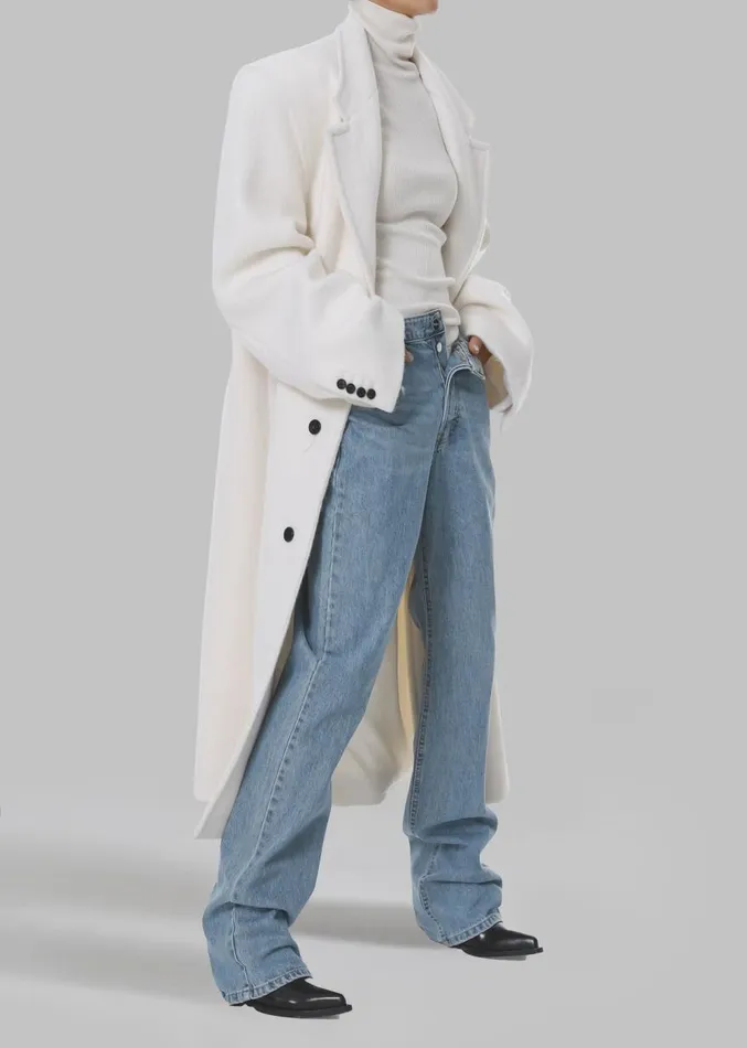 The Frankie Shop Susanna Jeans 8211 Light Wash Women Bottoms