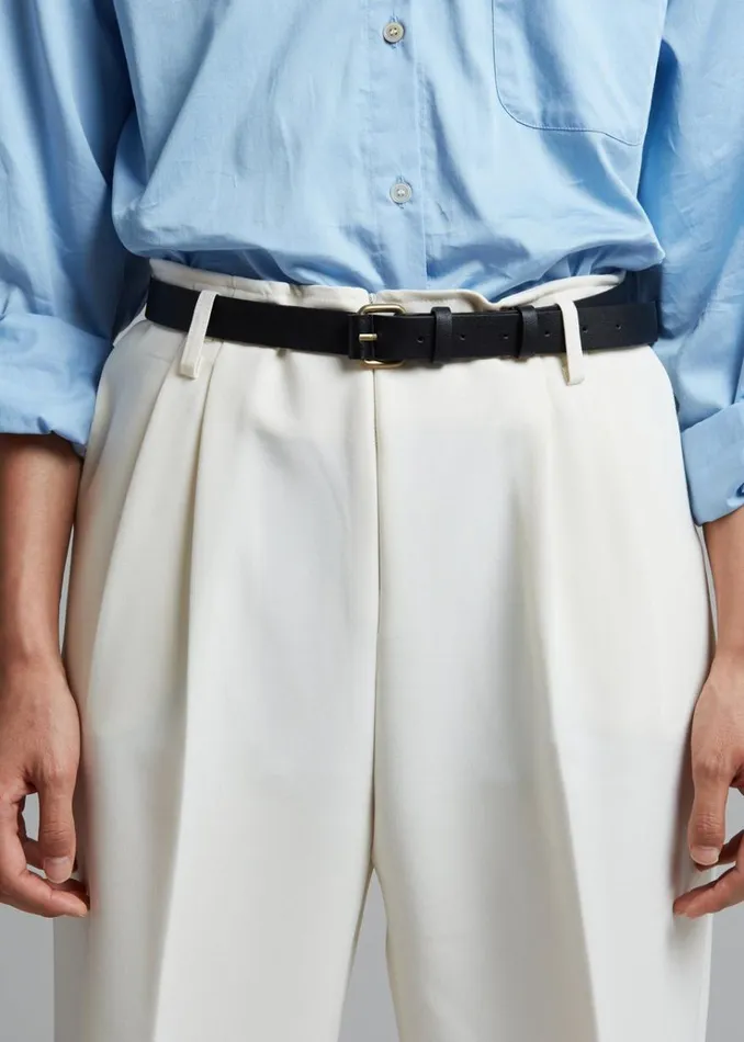 The Frankie Shop Svea Tapered Trousers 8211 Vanilla Women Bottoms