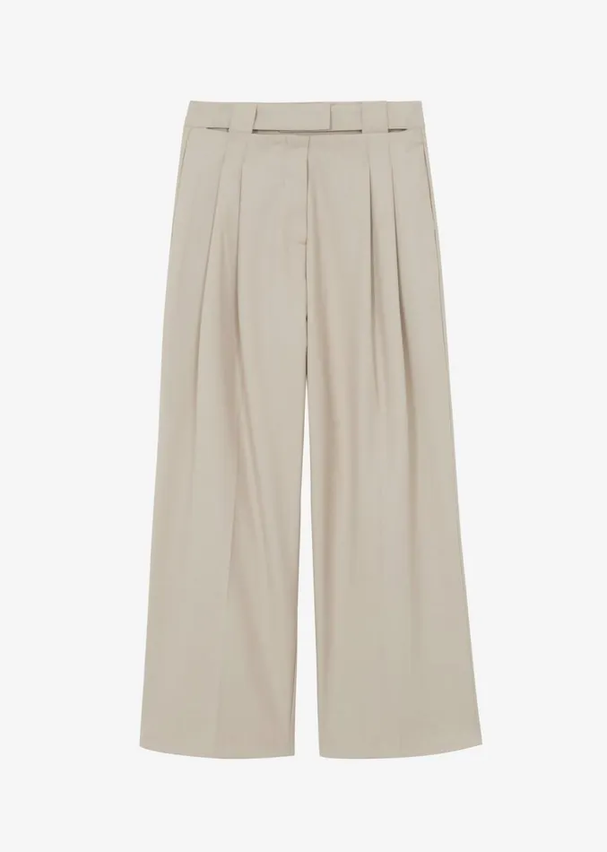 The Frankie Shop Tate Trousers 8211 Beige Women Clothing