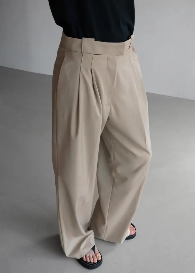 The Frankie Shop Tate Trousers 8211 Beige Women Clothing