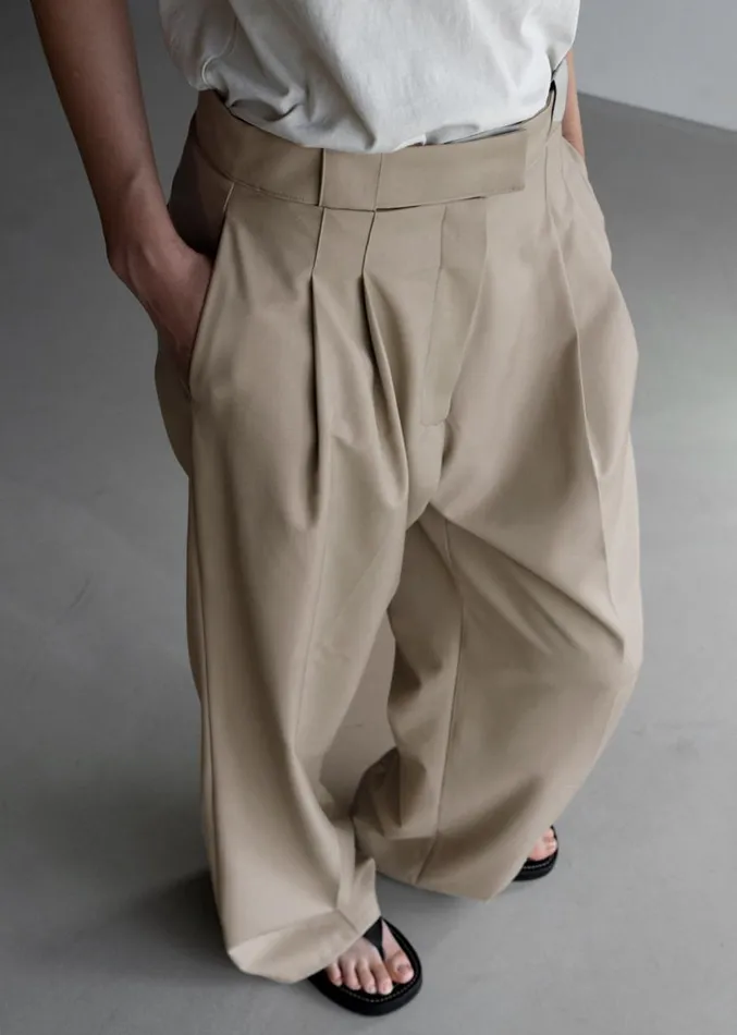 The Frankie Shop Tate Trousers 8211 Beige Women Clothing
