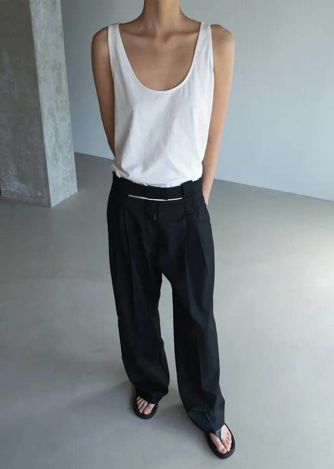 The Frankie Shop Tate Trousers 8211 Black Women Clothing
