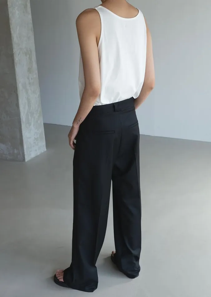 The Frankie Shop Tate Trousers 8211 Black Women Clothing