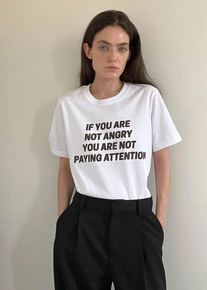 The Frankie Shop The Frankie Shop X Jeanne Friot If You TShirt 8211 WhiteBlack WomenMen Tops