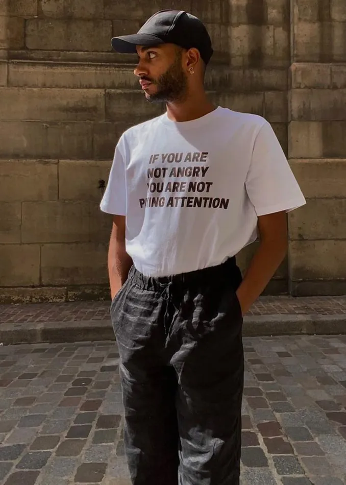 The Frankie Shop The Frankie Shop X Jeanne Friot If You TShirt 8211 WhiteBlack WomenMen Tops