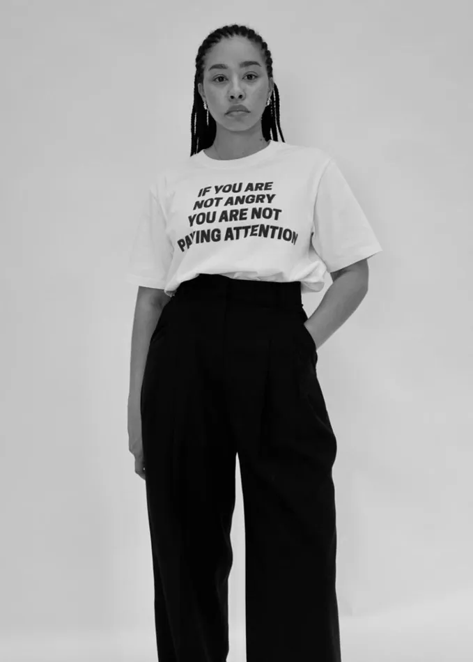The Frankie Shop The Frankie Shop X Jeanne Friot If You TShirt 8211 WhiteBlack WomenMen Tops
