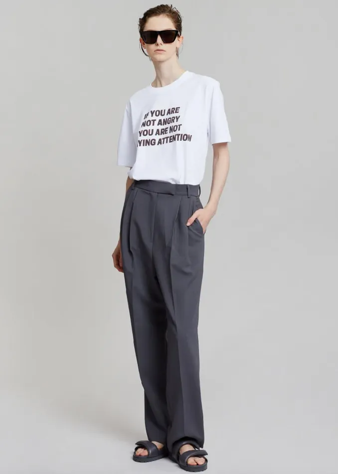 The Frankie Shop The Frankie Shop X Jeanne Friot If You TShirt 8211 WhiteBlack WomenMen Tops