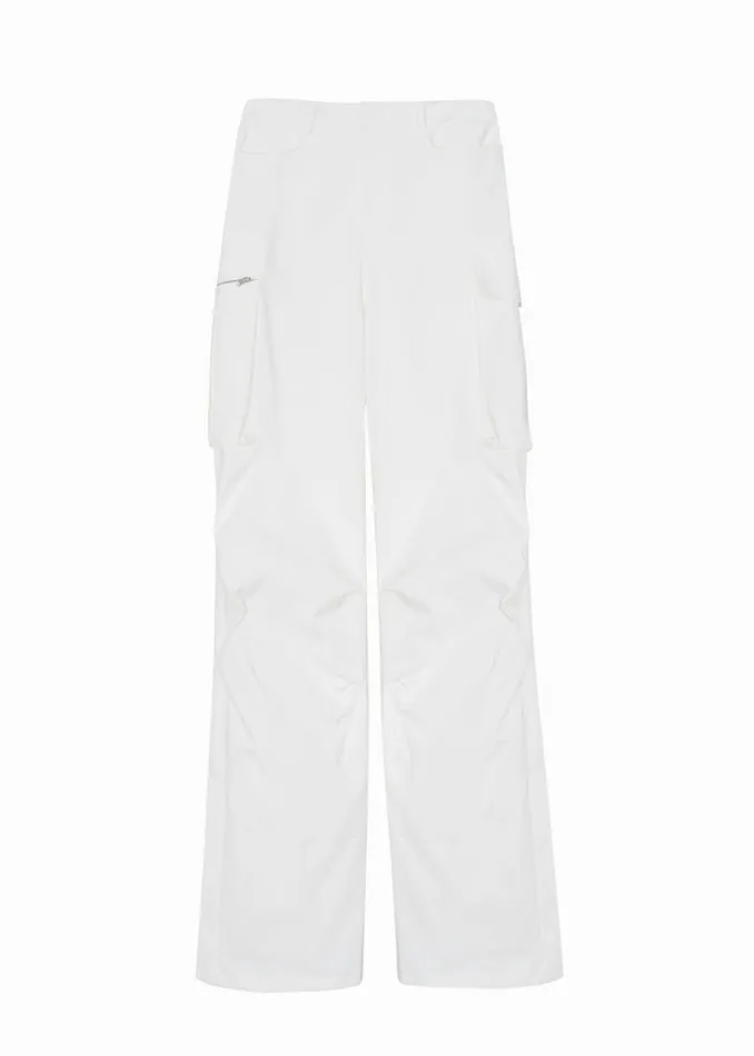 The Frankie Shop Valo Cargo Pants 8211 White Women Bottoms